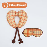 Tagi. Put-Put Heart Neck Pillow&Eye Mask Set
